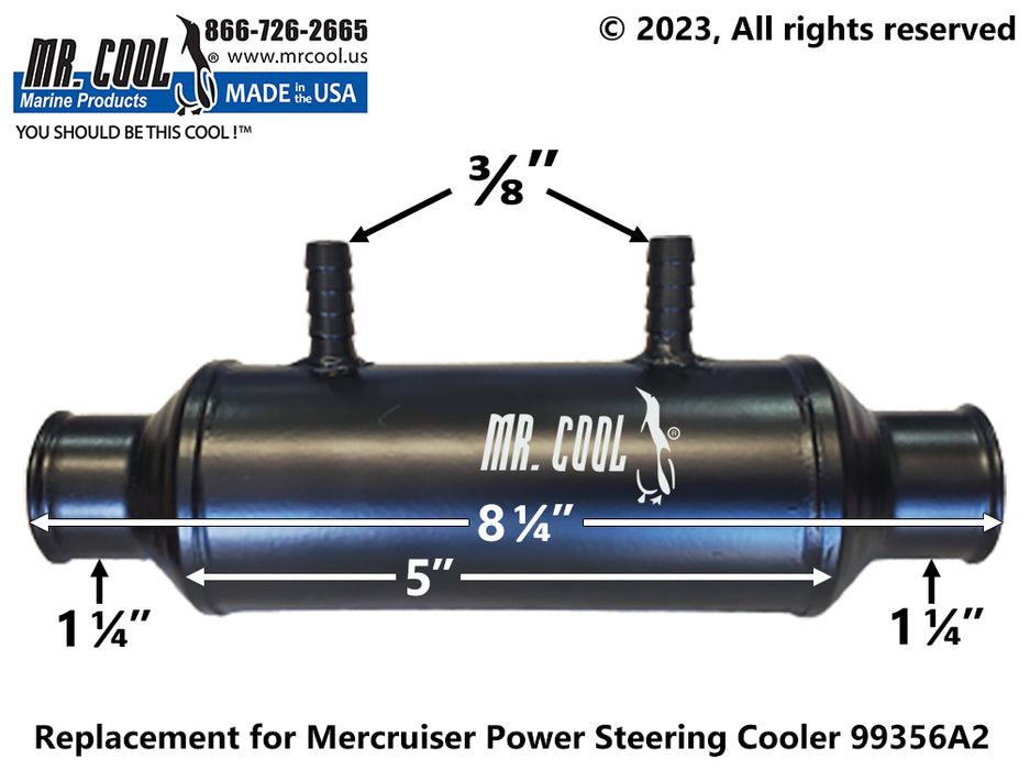Mercruiser 99356A2 / 8M0152028 Power Steering Cooler Replacement