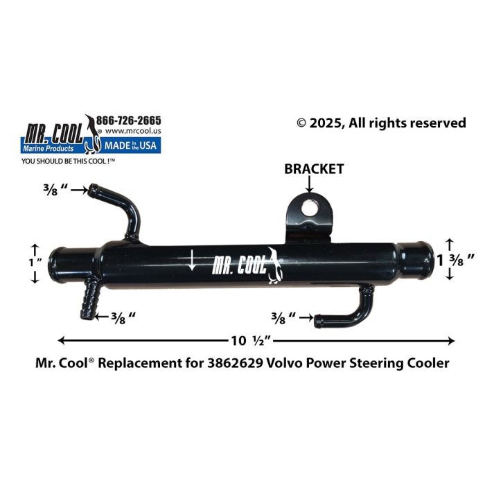 Volvo 3862629 Power Steering Cooler Replacement