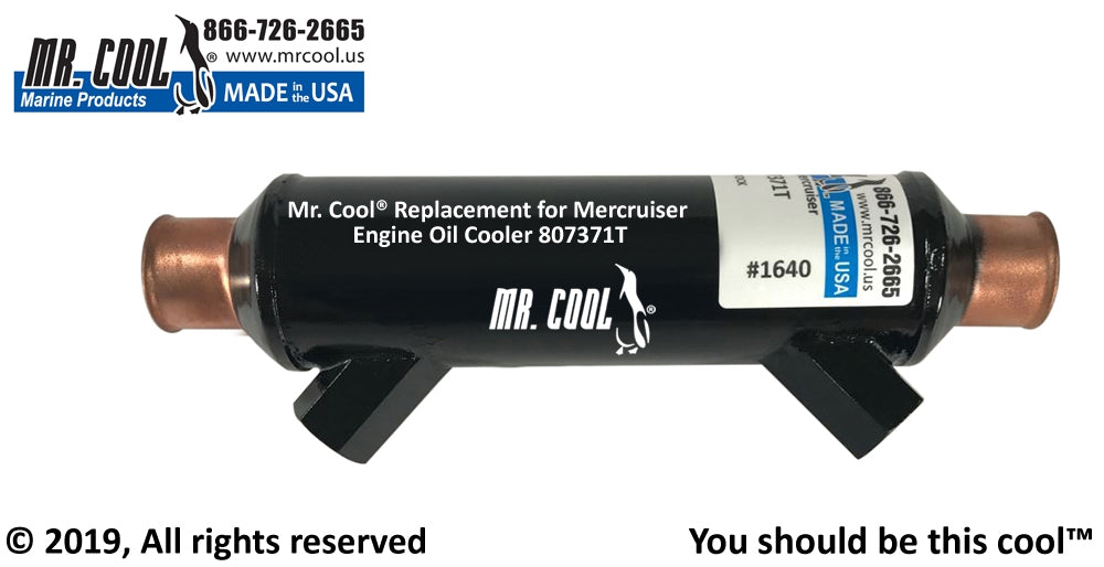 Mercruiser 806426T Oil Cooler Replacement