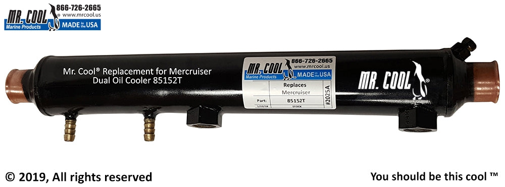 Mercruiser 85152T Oil and Power Steering Cooler Replacement