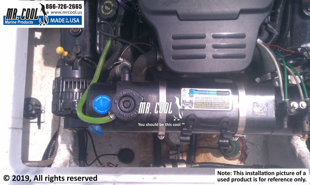 Mercruiser 863709A02 4.3L. 5.0L, 5.7L & 6.2L  Heat Exchanger Replacement
