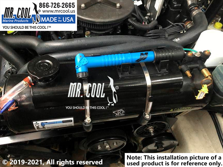 Mercruiser 864395T 4.3L. 5.0L, 5.7L & 6.2L  Heat Exchanger (No Hose) Replacement