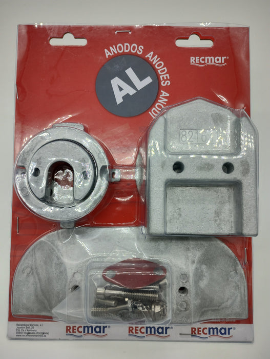 Alpha One Gen 2 Anode Kit Mercruiser 888756Q03 Replacement RECKITMALPHA2AL