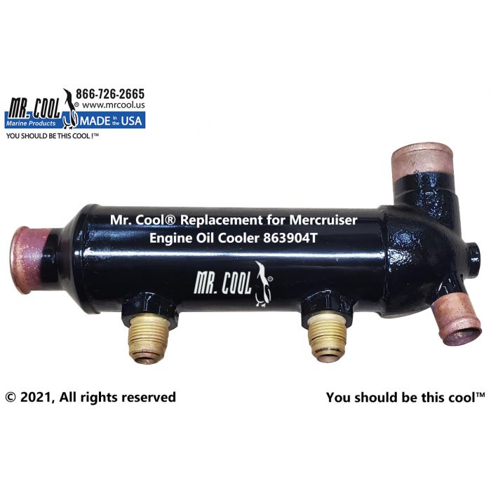 Mercruiser Engine Oil Cooler 863904T Replacement