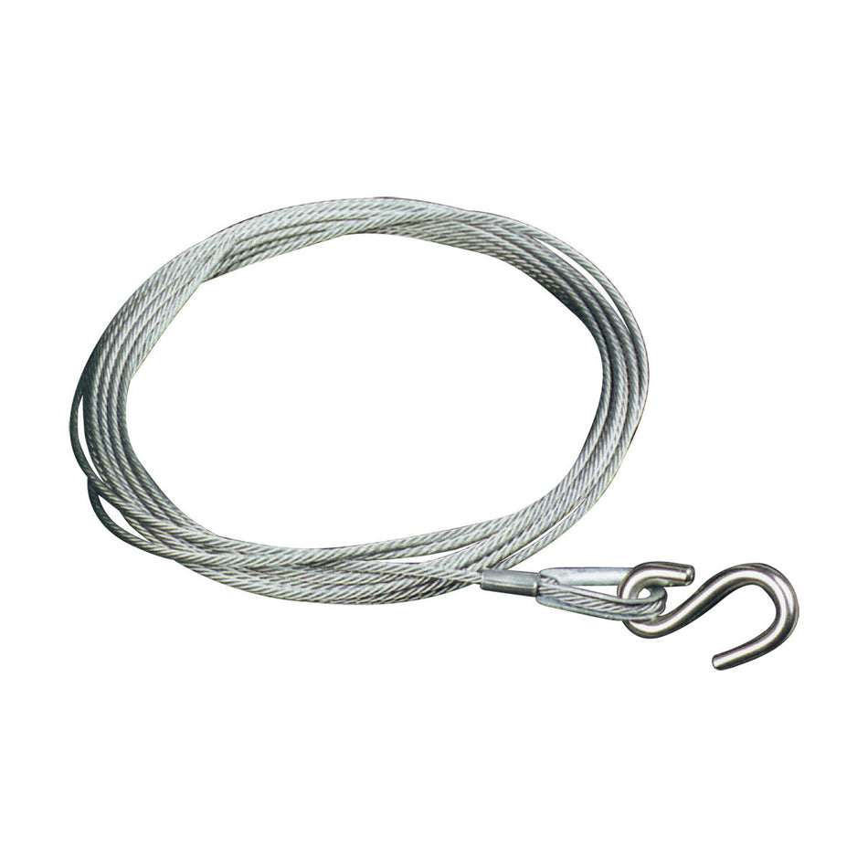 BLA WINCH CABLE S/S HOOK 8MX5MM