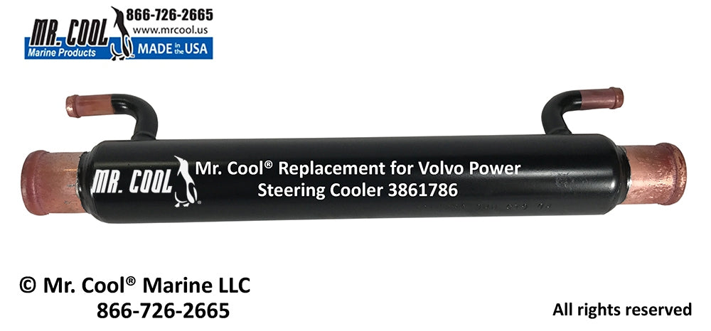 VOLVO PENTA 3861786 POWER STEERING COOLER REPLACEMENT