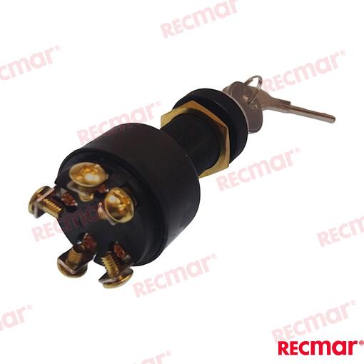 Ignition Switch 5 Terminal - 3 positions OMC 386545