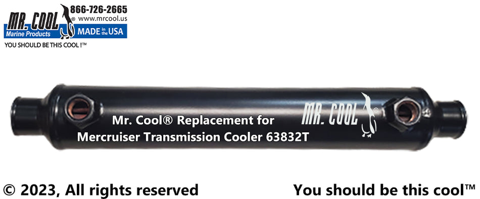 Mercruiser 63832T (3/8" NPT) Transmission Oil Cooler Replacement
