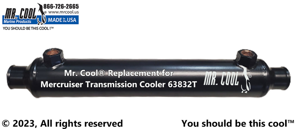 Mercruiser 63832T (3/8" NPT) Transmission Oil Cooler Replacement