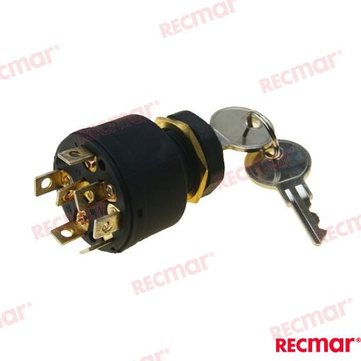 Ignition Switch 4 Positions With Reverse, Accessories-Off-Ignition-Start