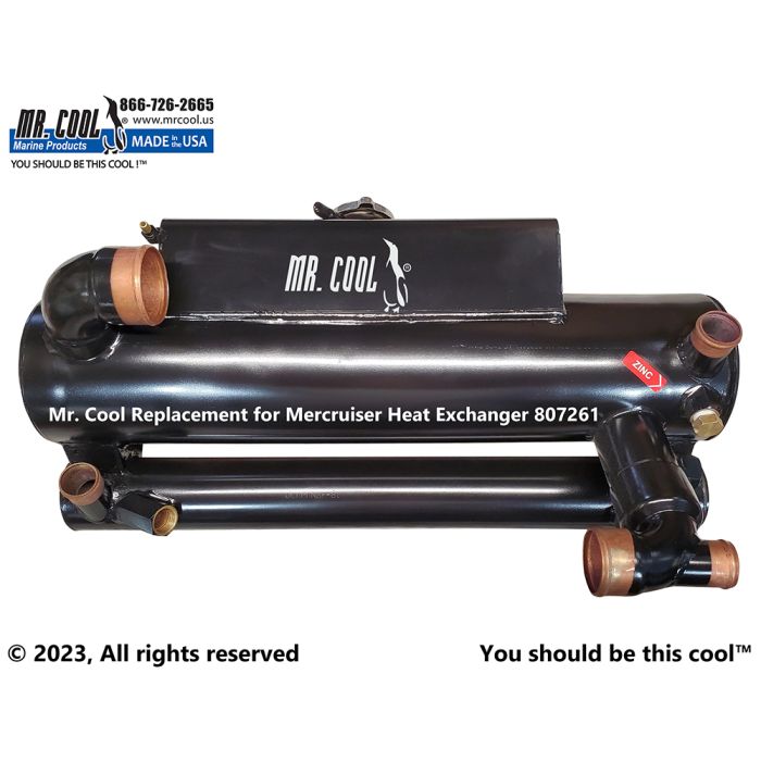 Cummins Mercruiser CMD 807261 Heat Exchanger
