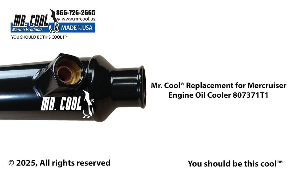 Mercruiser 807371T1 Oil Cooler Replacement