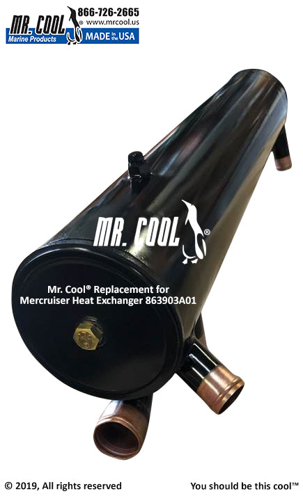 Mercruiser 863903A01 V8 Big Block 8.1L (496 MAG)  Heat Exchanger Replacement