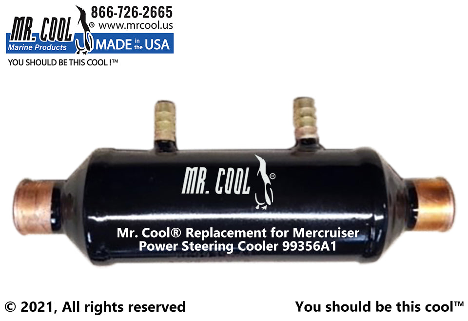 Mercruiser 99356A1 Power Steering Cooler Replacement