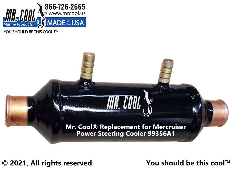 Mercruiser 99356A1 Power Steering Cooler Replacement