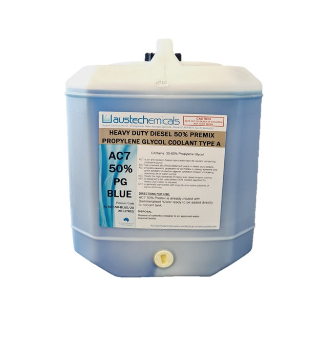 Blue Marine Coolant AC-7 HD PG Premix Blue - PG 20L