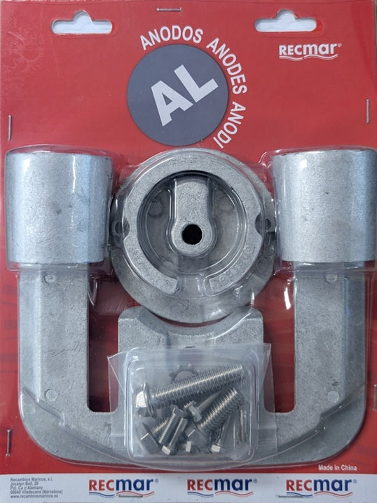 Bravo 1 Anode Kit Mercruiser 888758Q02 Replacement RECKITMBRAVO1AL