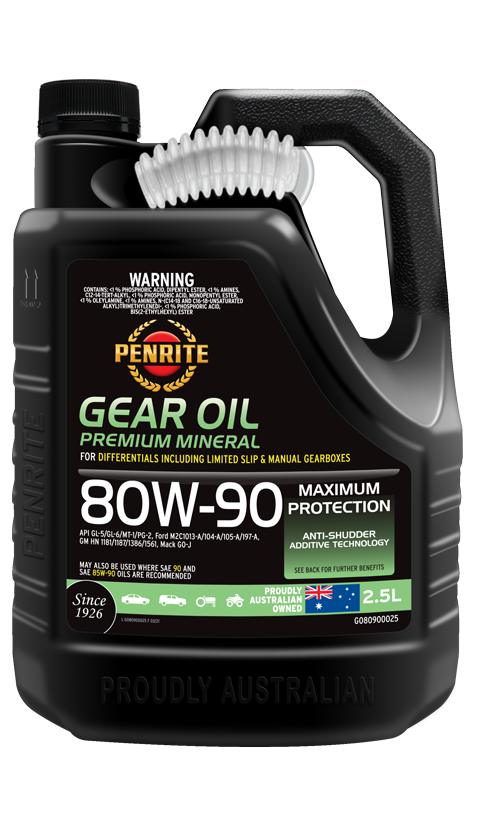 Penrite Mineral Gear Oil 80W90 2.5L