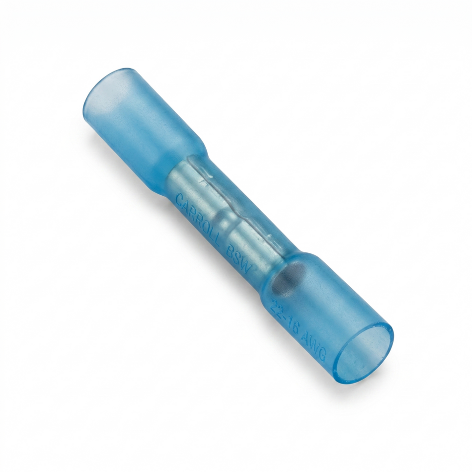 QUICKCRIMP BLUE HEAT SHRINK BUTTS 100PK