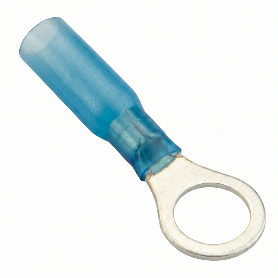 QUIKCRIMP BLUE WATERPROOF HEAT SHRINK RING 5MM 25PK