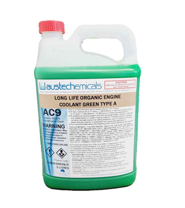 Green Marine Coolant / Anti-Freeze (Organic) - 5 Litre Concentrate