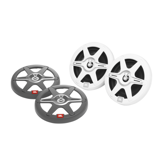 JBL CLUB MARINE SPEAKERS 8" 450W WHITE & SATIN GRILLS