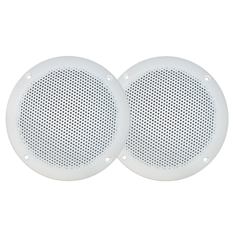 AXIS 6 INCH MARINE SLIM FIT SPEAKERS-WHITE MA600W