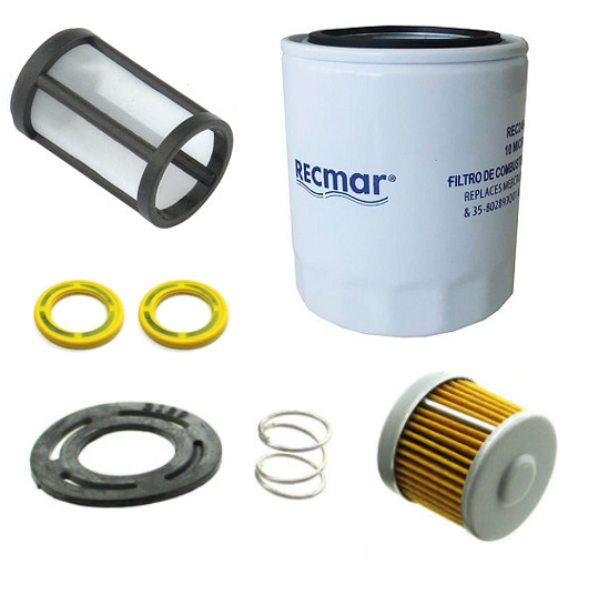 Mercruiser 8M0147048 3.0L Carb 100 Hour Service Kit Replacement