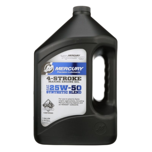 Mercruiser Mercury Verado Synthetic Blend Racing 25W-50 Oil 3.78 L