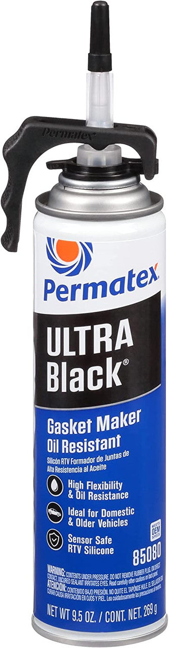 PERMATEX® ULTRA BLACK® RTV SILICONE GASKET MAKER POWERBEAD 269G