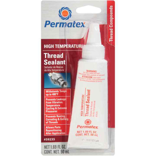 PERMATEX 59235 HIGH TEMPERATURE THREAD SEALANT, 50 ML Marine Petrol Parts