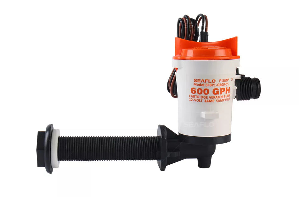 Seaflow 600 Gph Livewell Pump 12V | Sfbp1G60004 | Optimal Bait Care