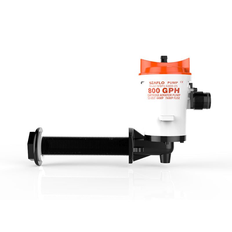 Livewell Pump 800 Gph 12V Elbow | Sfbp1G80005 | Efficient Water Circulation