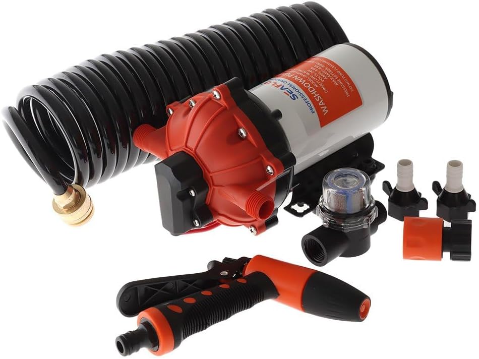 12V Washdown Pump Kit 5.0 Gpm | Sfwp105007051 | High-Pressure Cleaning