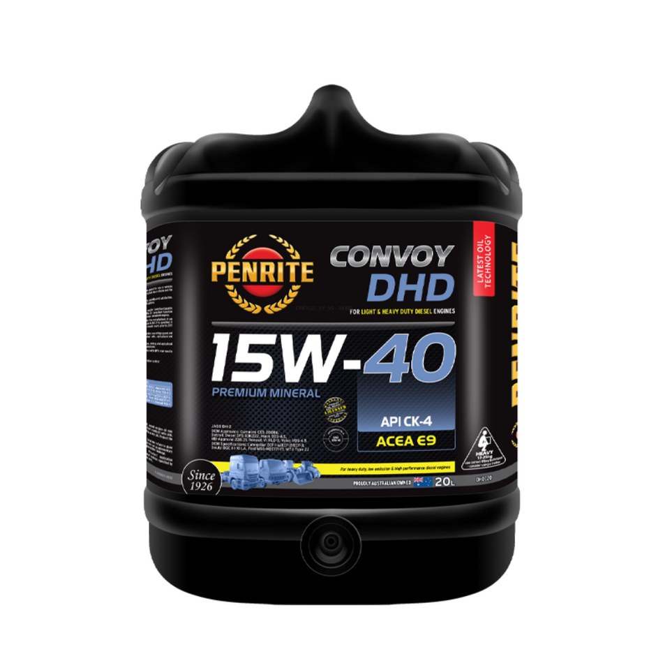 Penrite DHD 15W-40 Premium Mineral 20L Volvo Penta VDS-4.5 approval