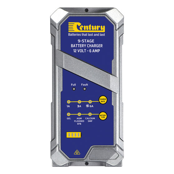 Century CC1206 12V 1/3/6Amp 9 Stage Battery Charger