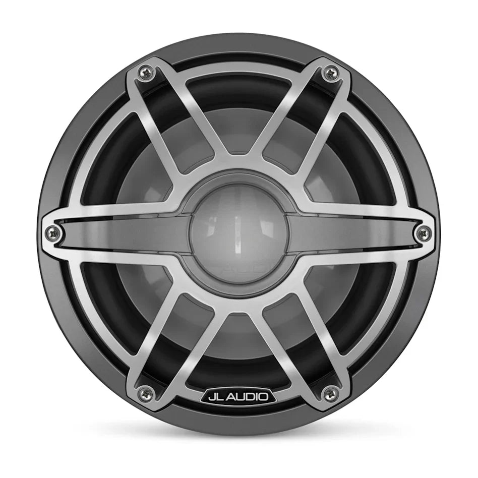 JL Audio M6 10 inch Subwoofer Titanium Sport Grill