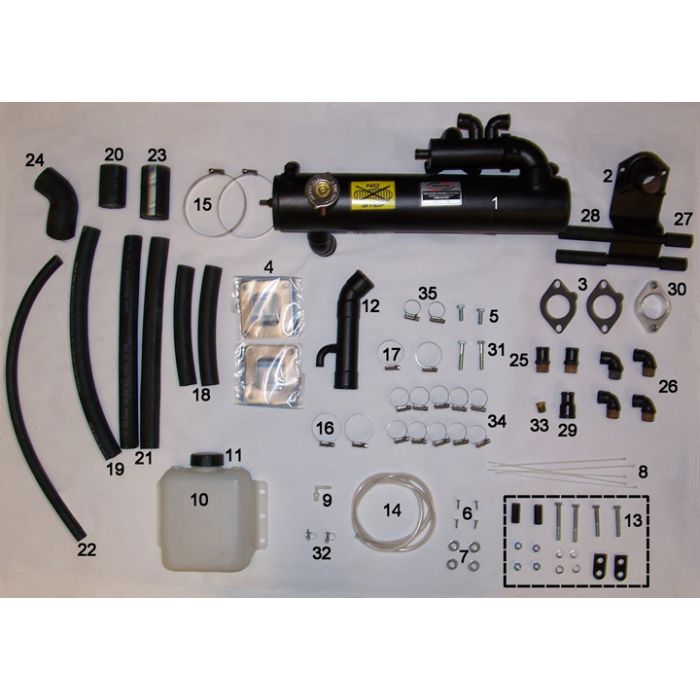 MFH-5230 Premium Mercruiser V6-V8 Block & Manifold Kit