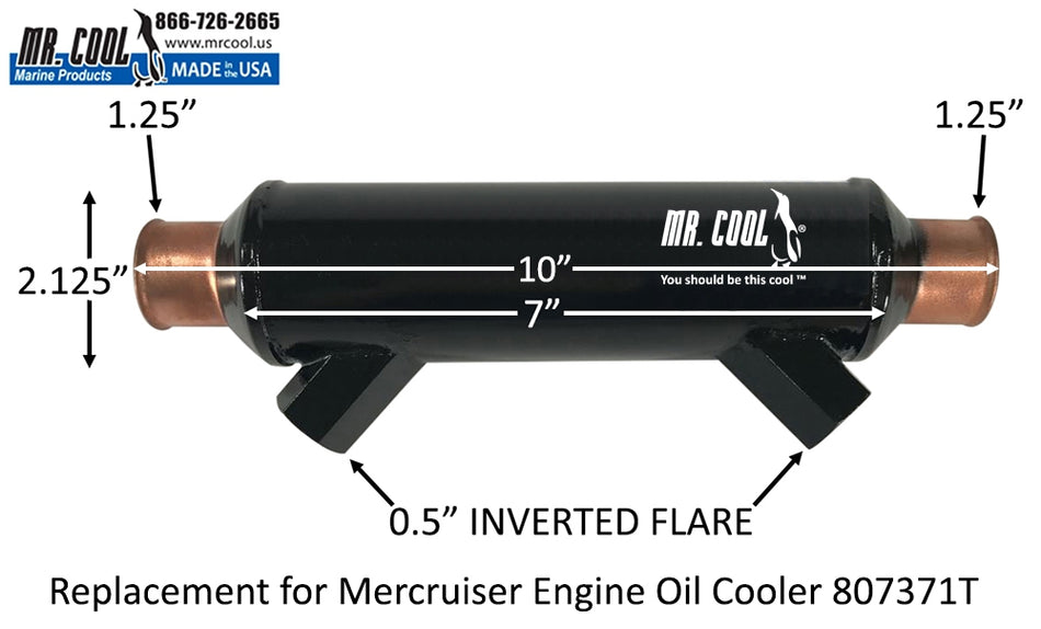 Mercruiser 806426T Oil Cooler Replacement