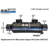 Mercruiser 63831A3 Engine Oil Cooler Replacement