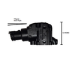 Mercruiser Dry Joint Riser (6.5&quot;) 864309T02 BARR Replacement