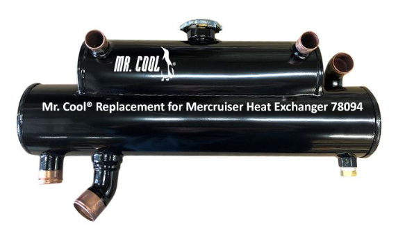Mercruiser 78094 Heat Exchanger (Rear Mount) Replacement