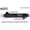 Mercruiser Engine Oil Cooler 807372T Replacement