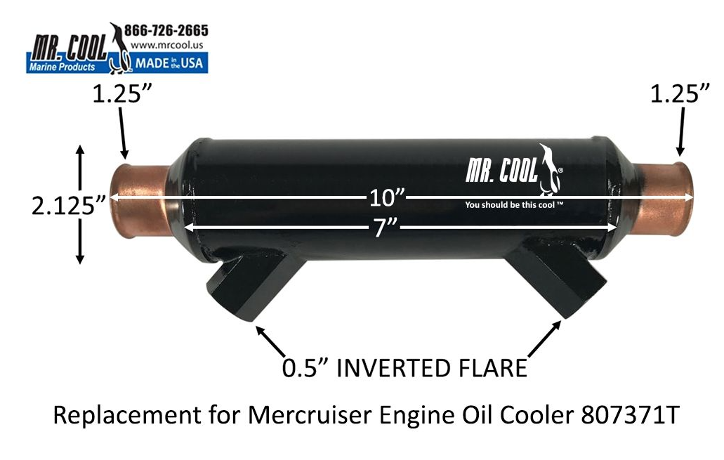 Mercruiser 807371T Oil Cooler Replacement