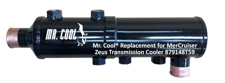 Mercruiser 879148T59 / 8M0181739 Zeus 3000 Vertical Transmission / Power Steering Oil Cooler Replacement