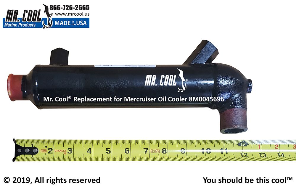 Mercruiser 8.2L MAG Oil Cooler 8M0045696 Replacement