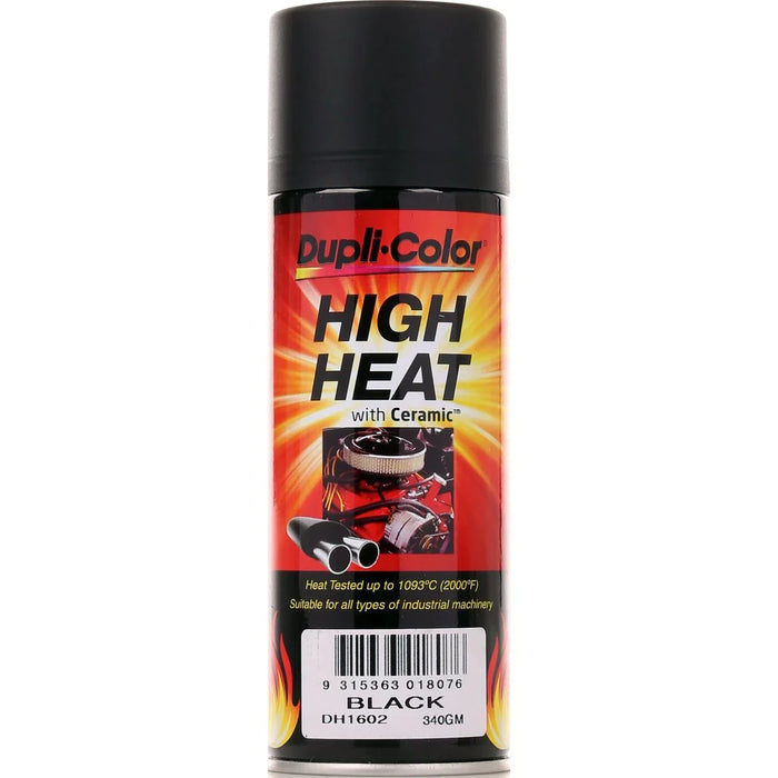 Dupli-Color High Heat Ceramic Paint Black 340g - DH1602