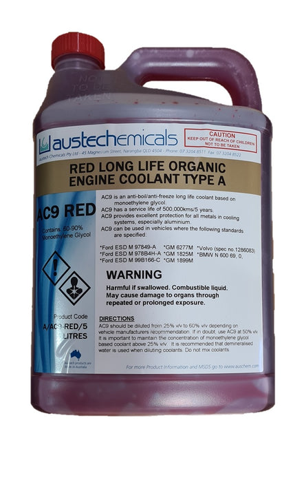 Marine Coolant / Anti-Freeze - 5 Litre Concentrate