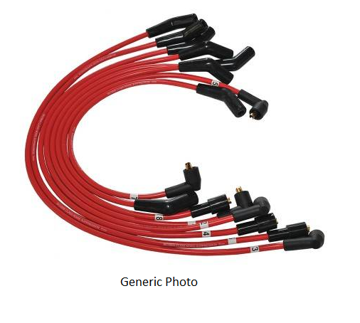 Mercruiser 863656A1 Igntion Cable Kit (Angled Boots) V8 350MPI / 6.2L MPI Replacement