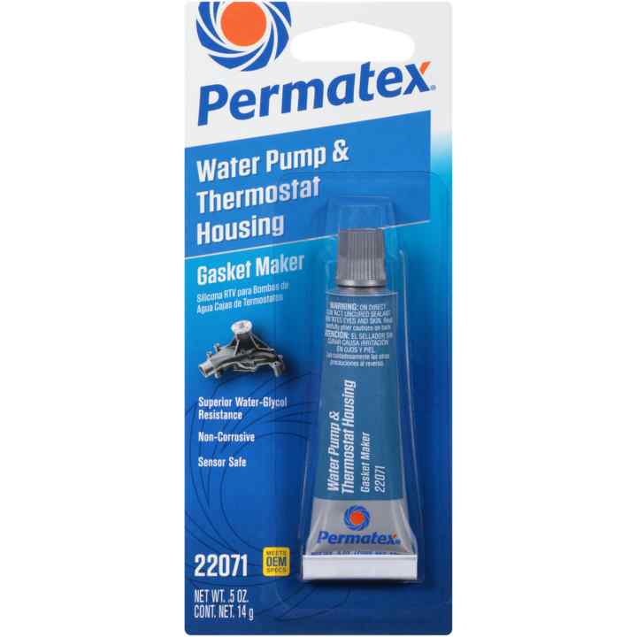 PERMATEX 22071 WATER PUMP & THERMOSTAT RTV SILICONE GASKET MAKER 14G